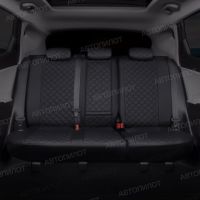 Чехлы Автопилот Экокожа Ромб на Nissan Micra (2003-2010) Чехлы Автопилот Экокожа Ромб на Nissan Micra (2003-2010)