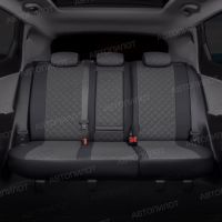 Чехлы Автопилот Экокожа Ромб на Nissan Micra (2003-2010) Чехлы Автопилот Экокожа Ромб на Nissan Micra (2003-2010)