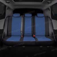 Чехлы Автопилот Экокожа Ромб на Nissan Micra (2003-2010) Чехлы Автопилот Экокожа Ромб на Nissan Micra (2003-2010)