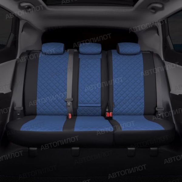 Чехлы Автопилот Экокожа Ромб на Nissan Micra (2003-2010) Чехлы Автопилот Экокожа Ромб на Nissan Micra (2003-2010)