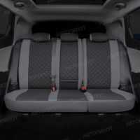 Чехлы Автопилот Экокожа Ромб на Nissan Micra (2003-2010) Чехлы Автопилот Экокожа Ромб на Nissan Micra (2003-2010)