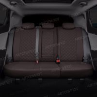 Чехлы Автопилот Экокожа Ромб на Nissan Micra (2003-2010) Чехлы Автопилот Экокожа Ромб на Nissan Micra (2003-2010)