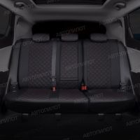 Чехлы Автопилот Экокожа Ромб на Nissan Micra (2003-2010) Чехлы Автопилот Экокожа Ромб на Nissan Micra (2003-2010)