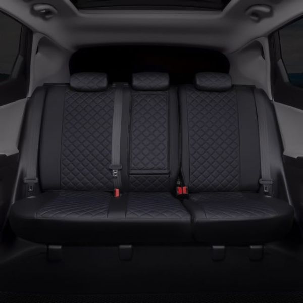 Чехлы Автопилот Экокожа Ромб на Nissan Micra (2003-2010) Чехлы Автопилот Экокожа Ромб на Nissan Micra (2003-2010)