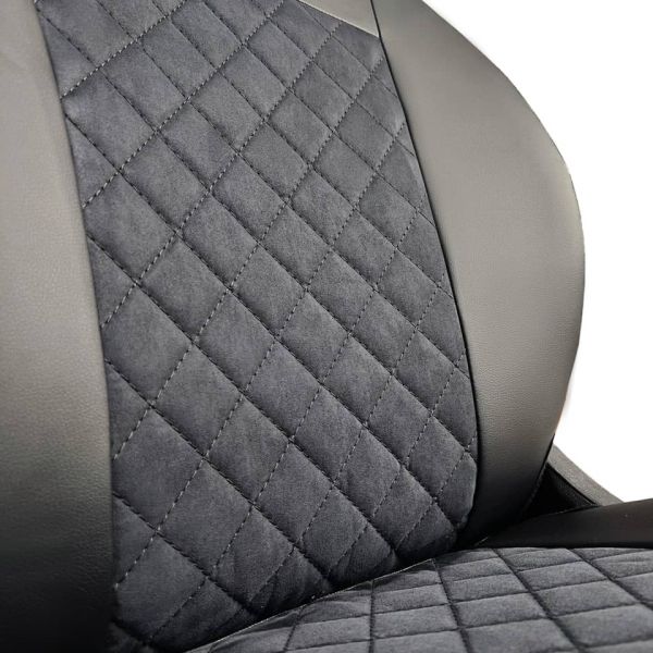 Чехлы Алькантара на Nissan Juke Чехлы Алькантара на Nissan Juke