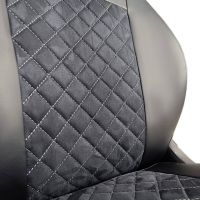 Чехлы Алькантара на Nissan Juke Чехлы Алькантара на Nissan Juke