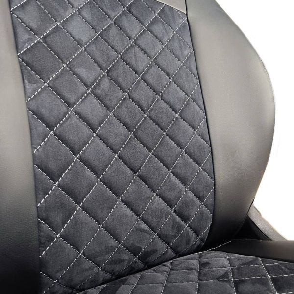 Чехлы Алькантара на Nissan Juke Чехлы Алькантара на Nissan Juke