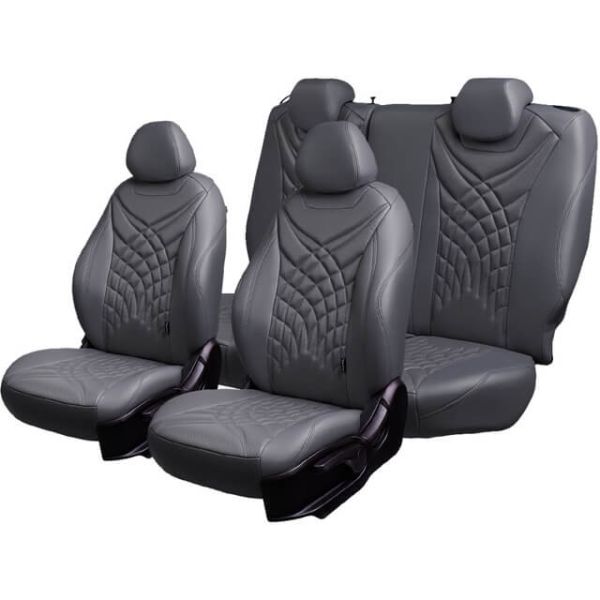 Чехлы Премиум Экокожа Байрон Президент|Жук на Nissan Note 2005-2014 г.в.