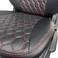 Чехлы Экокожа Ромб на Daewoo Matiz