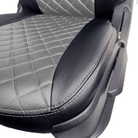 Чехлы Экокожа Ромб на Daewoo Matiz