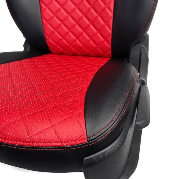 Чехлы Экокожа Ромб на Daewoo Matiz