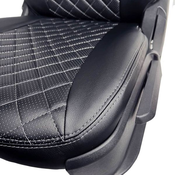 Чехлы Экокожа Ромб на Daewoo Matiz