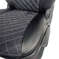 Чехлы Алькантара на Nissan Juke Чехлы Алькантара на Nissan Juke