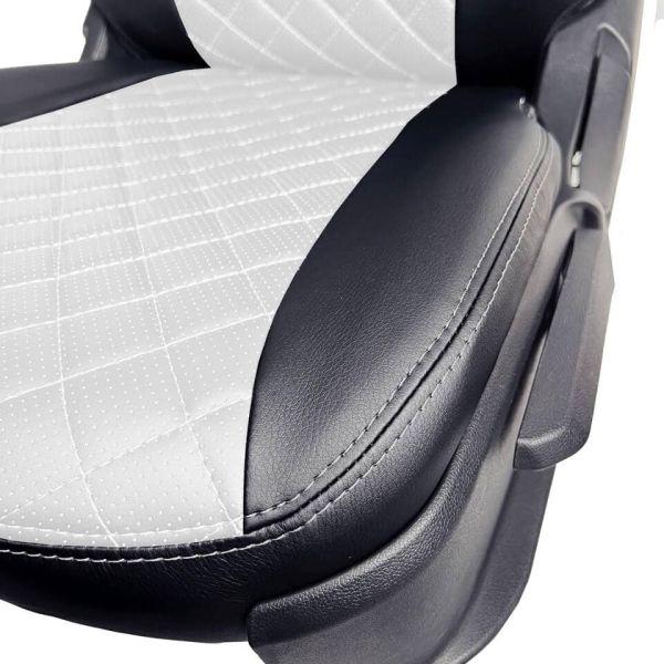 Чехлы Экокожа Ромб на Daewoo Matiz