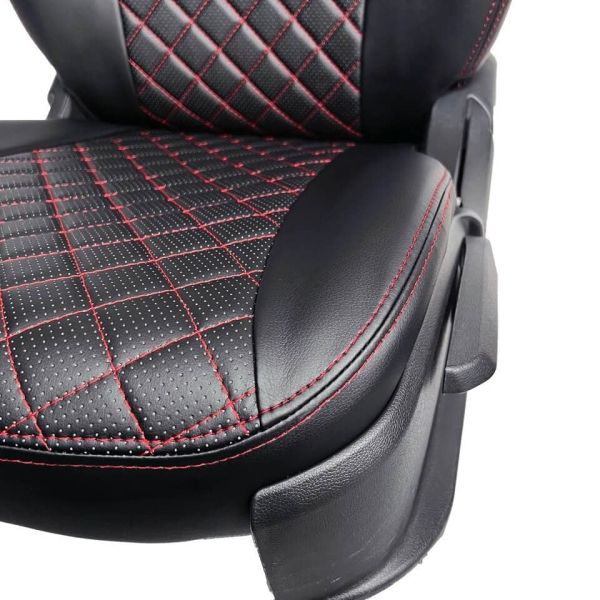 Чехлы Экокожа Ромб на Daewoo Matiz